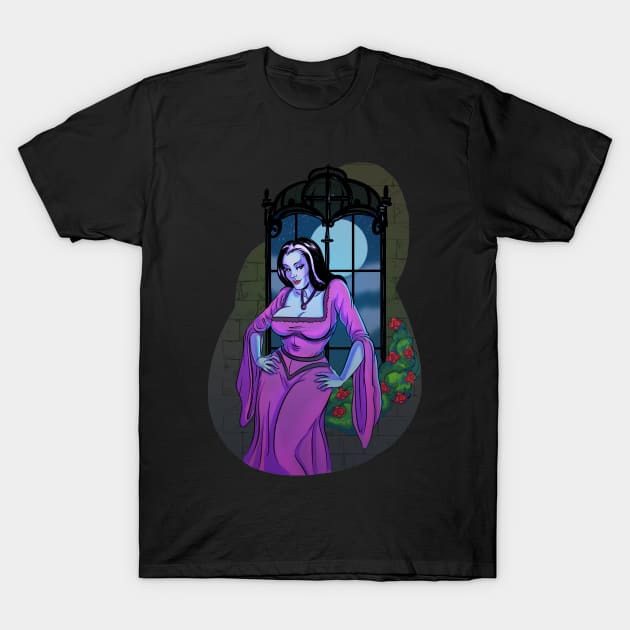 Lily Munster T-Shirt by Creepsandbabes